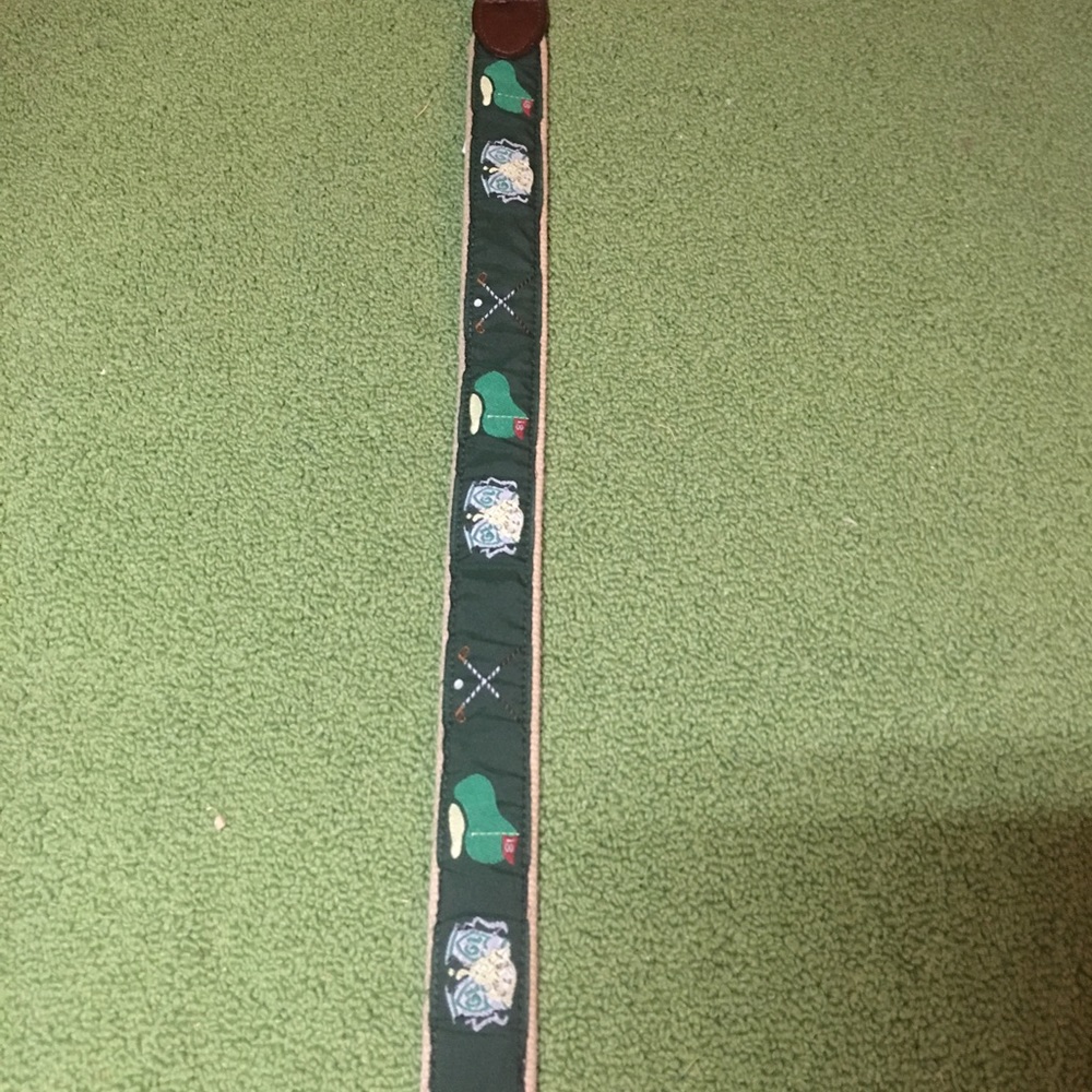 Barrons hunter belt. Golf motif. Sz 40